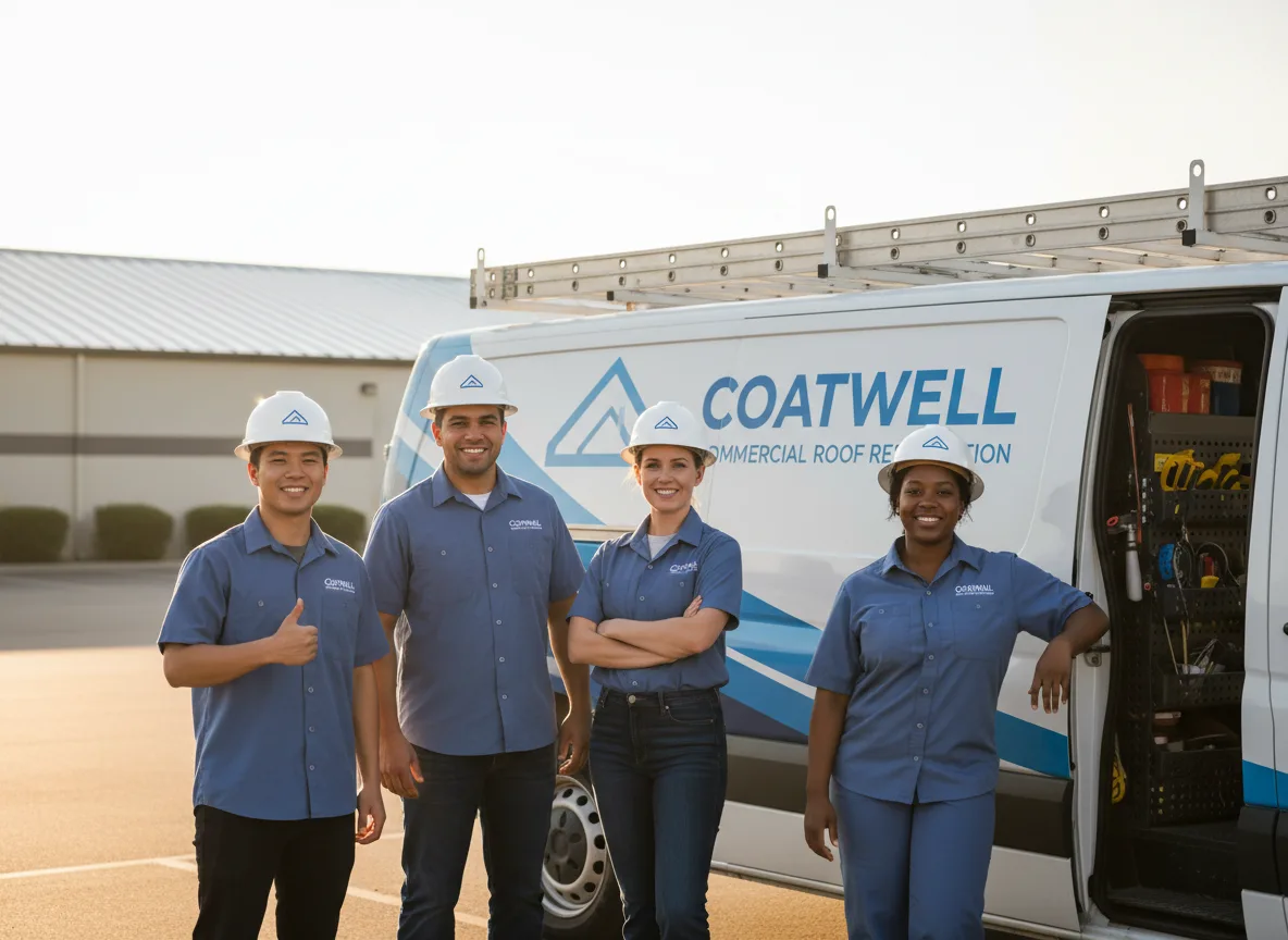 Commercial roof coating company in Angora, MN